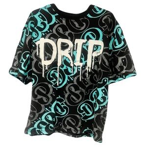 OG HUSTLE Multicolor DRIP Short Sleeve T Shirt